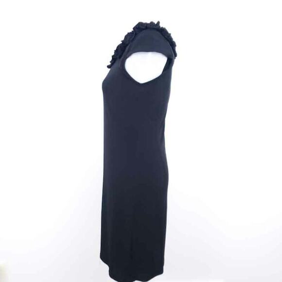 AA Studio Sheath Dress Black, Sleeveles, Stretchy Career Wear Work, Size 6 Women - Picture 3 of 6